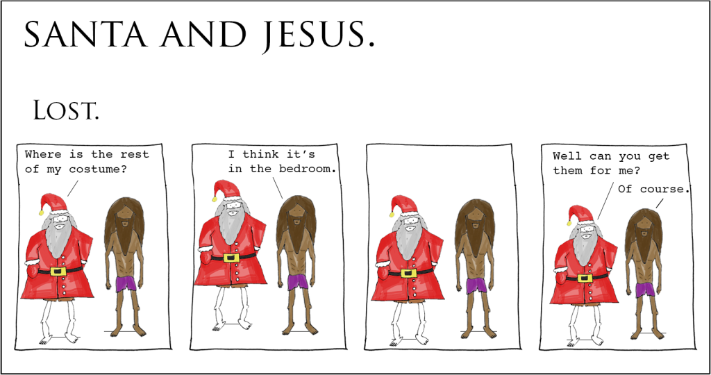 Santa and Jesus – Lost.