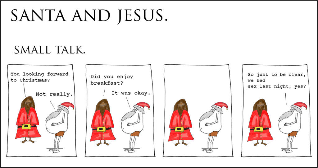 Santa and Jesus – Small Talk.